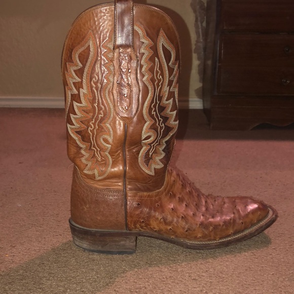 Lucchese Other - Lucchese Men’s size 10 1/2. Tan Ostrich Exotic.
